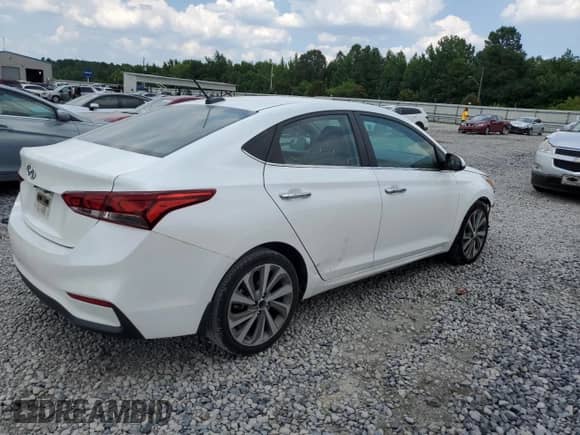 2021 Hyundai Accent Limited z VIN 3KPC34A60ME145292, wystawiony jako Copart lot #63570065 z przebiegiem 76 712 mil mil oraz Szkoda całkowita • Salvage title. Historia ofert i sprzedaży dostępna na DreamBid. Obrazek 3.