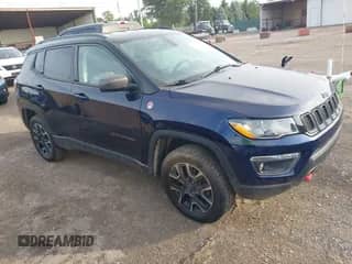 2020 Jeep Compass Trailhawk with VIN 3C4NJDDB5LT151638, listed as a IAAI auction lot 42881417 with 75,032 mi miles and . Bid and sale history available at DreamBid. Image 1.