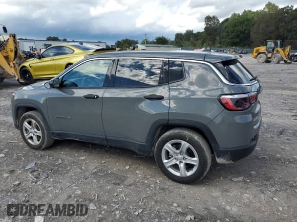 2024 Jeep Compass Sport with VIN 3C4NJDAN6RT579838, listed as a Copart auction lot 81823415 with 30,770 mi miles and Salvage title. Bid and sale history available at DreamBid. Image 2.