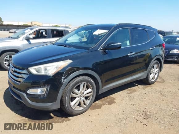 2013 Hyundai Santa Fe Sport with VIN 5XYZUDLA9DG033649, listed as a IAAI auction lot 42662022 with 110,666 mi miles and . Bid and sale history available at DreamBid. Image 2.