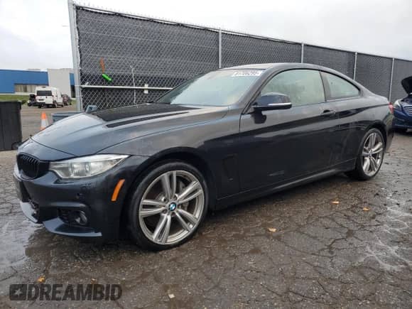2017 BMW 4 Series 430i xDrive with VIN WBA4R9C34HK878724, listed as a Copart auction lot 81706295 with 83,718 mi miles and Clean title. Bid and sale history available at DreamBid. Image 1.