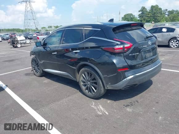 2021 Nissan Murano Platinum with VIN 5N1AZ2DJ8MC128124, listed as a IAAI auction lot 42546662 with 89,457 mi miles and . Bid and sale history available at DreamBid. Image 3.