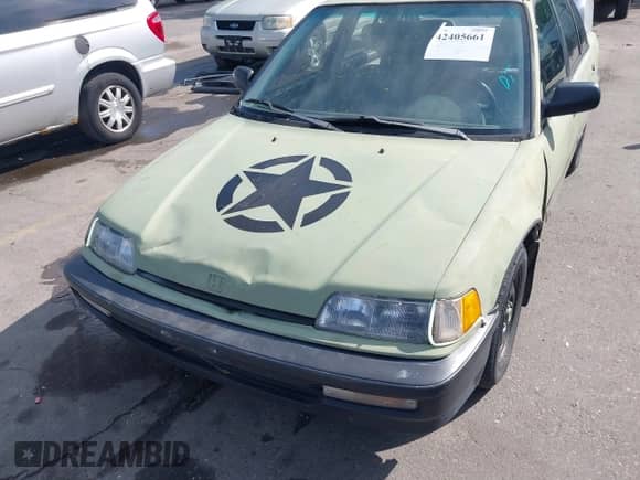 1991 Honda Civic с VIN JHMED3545MS029574, выставлен на аукционе IAAI как лот 42405661 с пробегом 181 650 миль миль и . История ставок и продаж доступна на DreamBid. Изображение 6.
