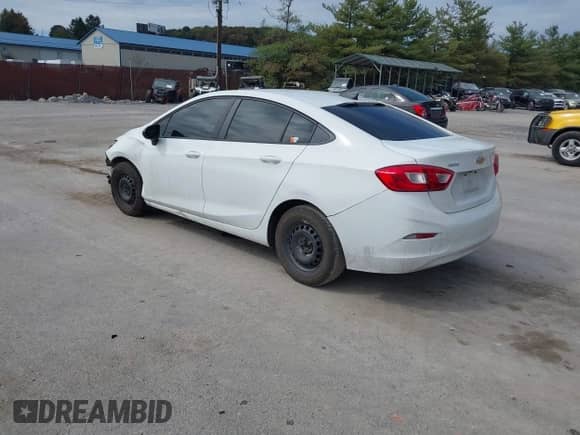 2018 Chevrolet Cruze LS with VIN 1G1BB5SM8J7129850, listed as a IAAI auction lot 43186067 with 145,615 mi miles and . Bid and sale history available at DreamBid. Image 3.