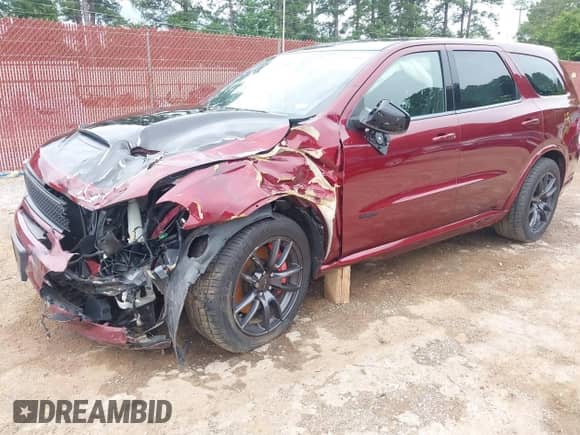 2018 Dodge Durango SRT with VIN 1C4SDJGJ1JC486058, listed as a IAAI auction lot 42271685 with 42,360 mi miles and . Bid and sale history available at DreamBid. Image 2.