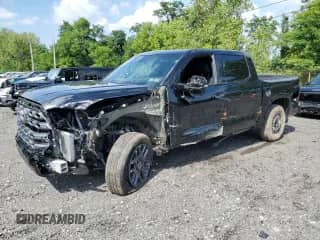 2024 Toyota Tundra Platinum with VIN 5TFNA5DB5RX193987, listed as a Copart auction lot 85567575 with 8,427 mi miles and Salvage title. Bid and sale history available at DreamBid. Image 1.