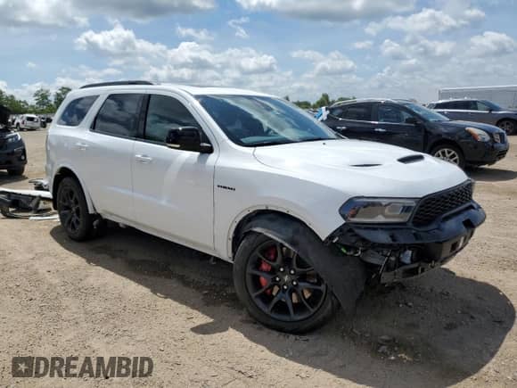 2024 Dodge Durango R/T Plus with VIN 1C4SDJCT4RC155431, listed as a Copart auction lot 62893525 with 14,612 mi miles and Salvage title. Bid and sale history available at DreamBid. Image 4.