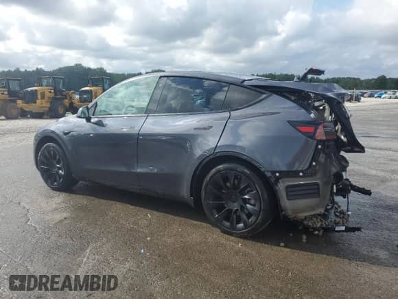 2021 Tesla Model Y Long Range с VIN 5YJYGAEE4MF208382, выставлен на аукционе Copart как лот 81455805 с пробегом 49 209 миль миль и Списание • Salvage title. История ставок и продаж доступна на DreamBid. Изображение 2.