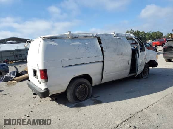 2003 Ford Econoline Cargo with VIN 1FTNE24233HB16202, listed as a Copart auction lot 81249385 with Not provided miles and Salvage title. Bid and sale history available at DreamBid. Image 3.