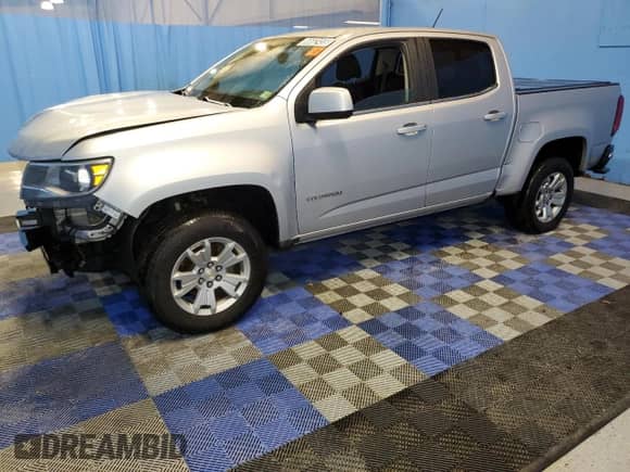2020 Chevrolet Colorado 2WD LT with VIN 1GCGSCEN7L1173155, listed as a Copart auction lot 86682455 with 158,197 mi miles and Clean title. Bid and sale history available at DreamBid. Image 1.