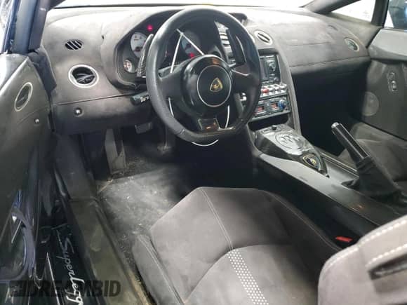 2011 Lamborghini Gallardo Superleggera with VIN ZHWGU7AJXBLA10128, listed as a Copart auction lot 54581305 with 10,150 mi miles and Salvage title. Bid and sale history available at DreamBid. Image 8.