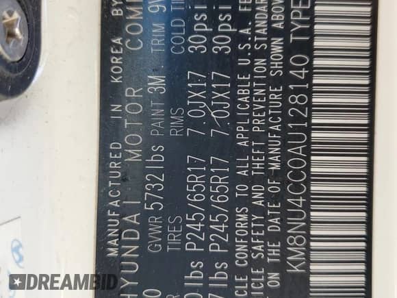 2010 Hyundai Veracruz Limited с VIN KM8NU4CC0AU128140, выставлен на аукционе Copart как лот 85372934 с пробегом 208 330 миль миль и Списание • Salvage title. История ставок и продаж доступна на DreamBid. Изображение 13.