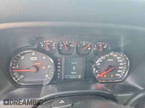 2018 Chevrolet Silverado 2500HD Work Truck with VIN 1GC1KUEG6JF256086, listed as a Copart auction lot 64550005 with 75,650 mi miles and Non repairable. Bid and sale history available at DreamBid. Image 9.