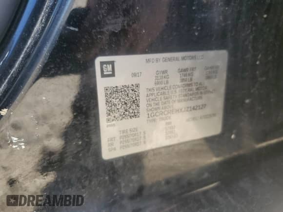 2018 Chevrolet Silverado 1500 LT с VIN 1GCRCREHXJZ142127, выставлен на аукционе Copart как лот 71697775 с пробегом 172 513 миль миль и Списание • Salvage title. История ставок и продаж доступна на DreamBid. Изображение 12.