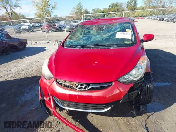 2013 Hyundai Elantra GLS z VIN KMHDH4AE3DU966459, wystawiony jako IAAI lot #43381832 z przebiegiem 155 649 mil mil oraz . Historia ofert i sprzedaży dostępna na DreamBid. Obrazek 6.