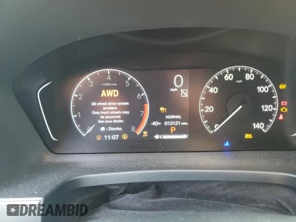 2025 Honda Pilot TrailSport with VIN 5FNYG1H60SB056389, listed as a Copart auction lot 66638225 with 13,121 mi miles and Salvage title. Bid and sale history available at DreamBid. Image 9.