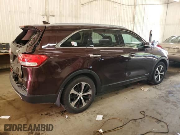 2016 Kia Sorento EX with VIN 5XYPHDA58GG031526, listed as a Copart auction lot 68829565 with 155,156 mi miles and Salvage title. Bid and sale history available at DreamBid. Image 3.