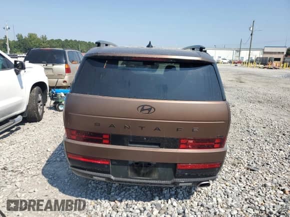 2025 Hyundai Santa Fe Calligraphy z VIN 5NMP5DGL0SH077008, wystawiony jako Copart lot #80107665 z przebiegiem 19 845 mil mil oraz Szkoda całkowita • Salvage title. Historia ofert i sprzedaży dostępna na DreamBid. Obrazek 6.