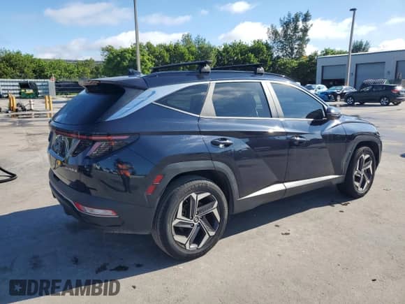 2022 Hyundai Tucson SEL Convenience with VIN KM8JFCA15NU051940, listed as a Copart auction lot 80375005 with 53,213 mi miles and Non repairable. Bid and sale history available at DreamBid. Image 3.