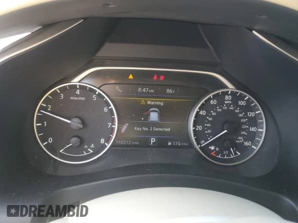 2016 Nissan Murano SL with VIN 5N1AZ2MGXGN152390, listed as a Copart auction lot 81749615 with 150,212 mi miles and Salvage title. Bid and sale history available at DreamBid. Image 9.