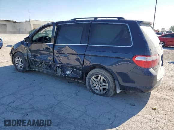 2006 Honda Odyssey EX z VIN 5FNRL384X6B108109, wystawiony jako Copart lot #71307835 z przebiegiem 172 458 mil mil oraz Szkoda całkowita • Salvage title. Historia ofert i sprzedaży dostępna na DreamBid. Obrazek 2.