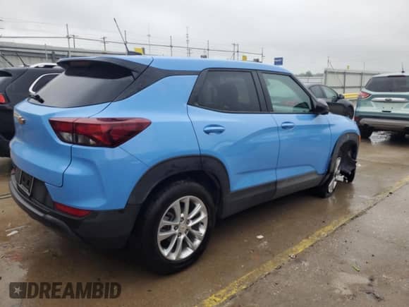 2024 Chevrolet TrailBlazer LS с VIN KL79MMS21RB101404, выставлен на аукционе Copart как лот 60165535 с пробегом 19 566 миль миль и Списание • Salvage title. История ставок и продаж доступна на DreamBid. Изображение 3.
