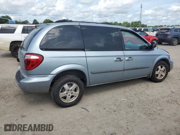 2006 Dodge Caravan SXT with VIN 1D4GP45RX6B738669, listed as a Copart auction lot 60541445 with 235,170 mi miles and Salvage title. Bid and sale history available at DreamBid. Image 3.