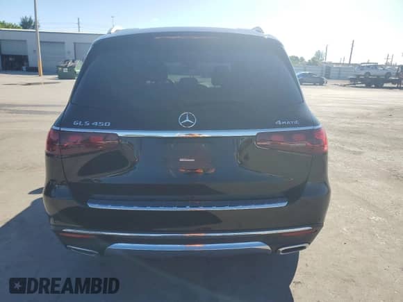2024 Mercedes-Benz GLS 450 with VIN 4JGFF5KE9RB084010, listed as a Copart auction lot 83999235 with 21,712 mi miles and Salvage title. Bid and sale history available at DreamBid. Image 6.