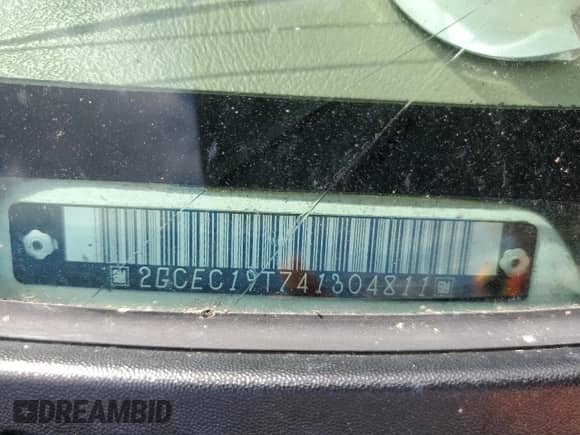 2004 Chevrolet Silverado 1500 LT with VIN 2GCEC19T741304811, listed as a Copart auction lot 51093294 with 231,354 mi miles and Salvage title. Bid and sale history available at DreamBid. Image 12.