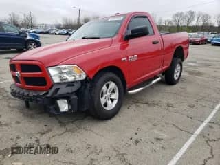 2016 Ram 1500 Express с VIN 3C6JR6AT3GG239609, выставлен на аукционе Copart как лот 51214025 с пробегом 52 613 миль миль и Списание • Salvage title. История ставок и продаж доступна на DreamBid. Изображение 1.