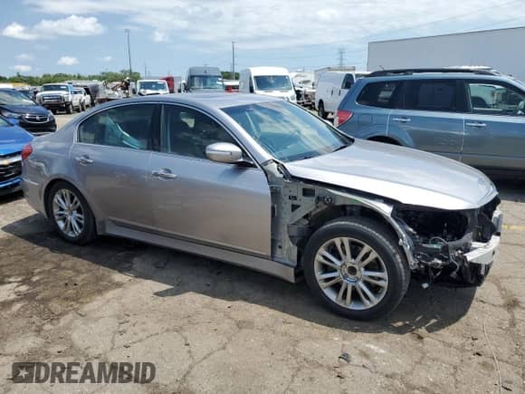 2012 Hyundai Genesis 3.8L z VIN KMHGC4DD9CU199424, wystawiony jako Copart lot #62912764 z przebiegiem 28 508 mil mil oraz Szkoda całkowita • Salvage title. Historia ofert i sprzedaży dostępna na DreamBid. Obrazek 4.