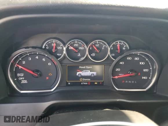 2022 Chevrolet Silverado 1500 LT с VIN 1GCPWCED7NZ166688, выставлен на аукционе Copart как лот 63274805 с пробегом 67 466 миль миль и Списание • Salvage title. История ставок и продаж доступна на DreamBid. Изображение 9.