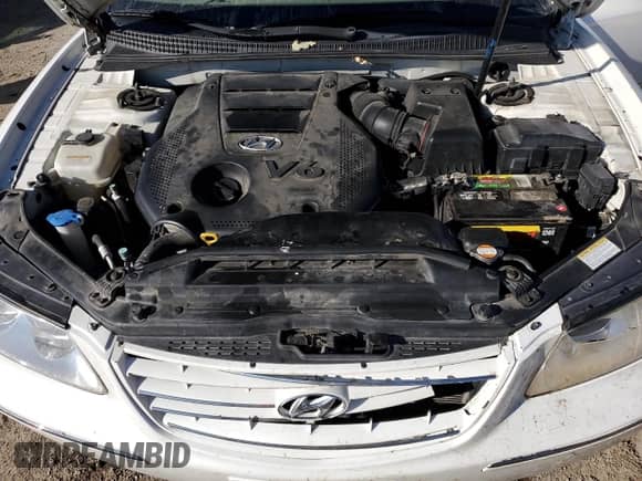 2009 Hyundai Azera GLS с VIN KMHFC46D19A356995, выставлен на аукционе Copart как лот 79686994 с пробегом Не указан миль и Списание • Salvage title. История ставок и продаж доступна на DreamBid. Изображение 12.