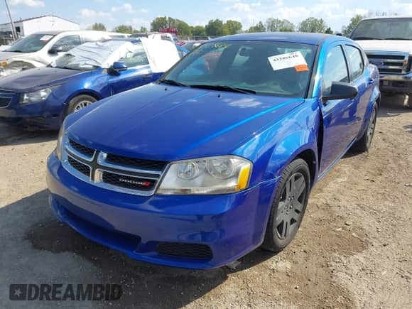 2013 Dodge Avenger SE V6 with VIN 1C3CDZAG7DN754253, listed as a IAAI auction lot 43286640 with 88,730 mi miles and . Bid and sale history available at DreamBid. Image 18.
