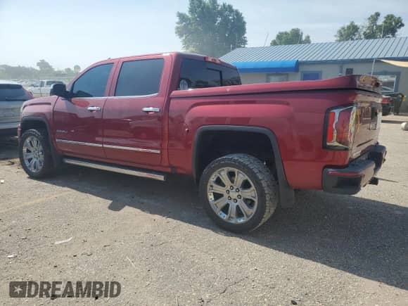 2018 GMC Sierra 1500 Denali with VIN 3GTU2PEJ4JG267256, listed as a Copart auction lot 58923445 with 79,536 mi miles and Salvage title. Bid and sale history available at DreamBid. Image 2.