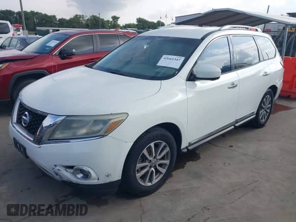 2015 Nissan Pathfinder SV с VIN 5N1AR2MN9FC686750, выставлен на аукционе IAAI как лот 42661347 с пробегом 153 937 миль миль и . История ставок и продаж доступна на DreamBid. Изображение 2.