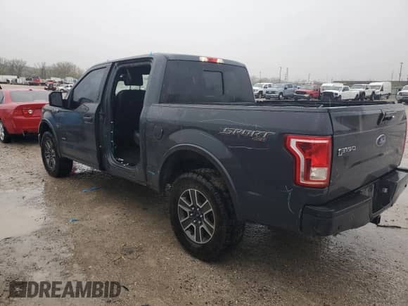 2016 Ford F-150 XLT with VIN 1FTEW1EPXGKF10810, listed as a Copart auction lot 51898935 with 182,967 mi miles and Salvage title. Bid and sale history available at DreamBid. Image 2.