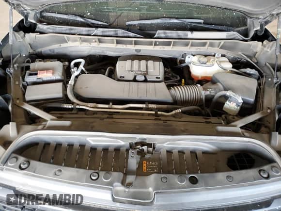 2024 Chevrolet Silverado 1500 Custom with VIN 1GCPABEK0RZ107222, listed as a Copart auction lot 80317465 with 30,949 mi miles and Salvage title. Bid and sale history available at DreamBid. Image 11.
