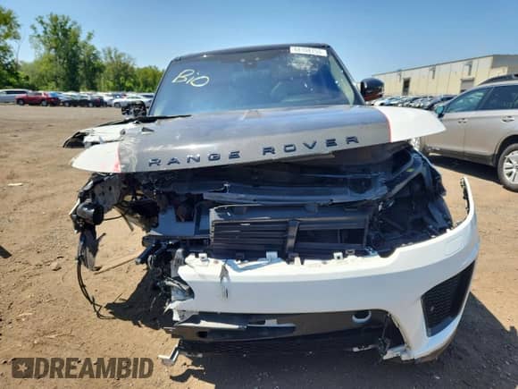 2021 Land Rover Range Rover Sport SVR with VIN SALWZ2RE3MA769580, listed as a Copart auction lot 68108755 with 50,363 mi miles and Salvage title. Bid and sale history available at DreamBid. Image 5.