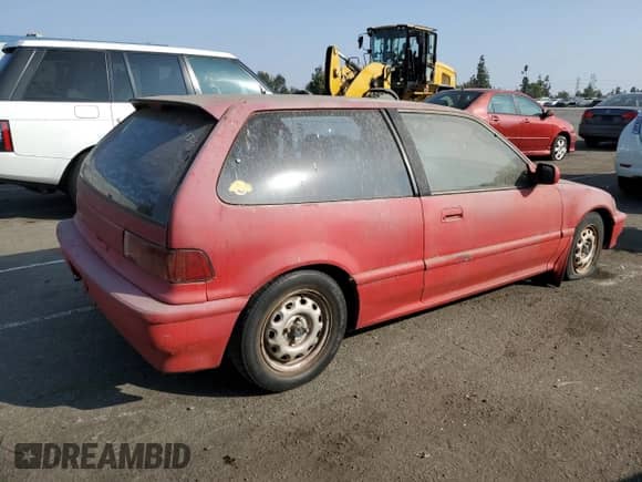 1990 Honda Civic with VIN 2HGED6341LH559585, listed as a Copart auction lot 76074684 with 199,879 mi miles and Salvage title. Bid and sale history available at DreamBid. Image 3.