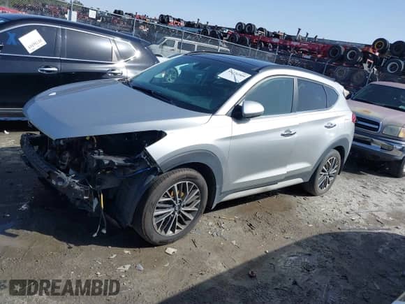 2020 Hyundai Tucson Sport with VIN KM8J33AL1LU194245, listed as a IAAI auction lot 41726909 with Not provided miles and . Bid and sale history available at DreamBid. Image 18.