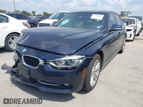 2016 BMW 3 Series 328i with VIN WBA8E9G53GNU28357, listed as a IAAI auction lot 43259827 with 59,321 mi miles and . Bid and sale history available at DreamBid. Image 2.