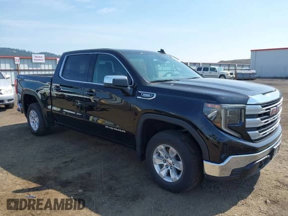 2024 GMC Sierra 1500 SLE with VIN 1GTPUBEK0RZ374142, listed as a IAAI auction lot 42574154 with 29,618 mi miles and . Bid and sale history available at DreamBid. Image 1.