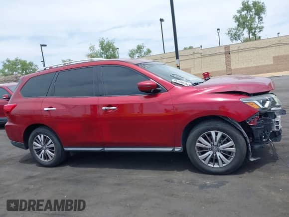 2019 Nissan Pathfinder SL with VIN 5N1DR2MN4KC638354, listed as a IAAI auction lot 42239557 with 75,011 mi miles and . Bid and sale history available at DreamBid. Image 14.