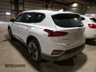 2019 Hyundai Santa Fe Ultimate with VIN 5NMS5CAA4KH118025, listed as a Copart auction lot 63428112 with 28,852 mi miles and . Bid and sale history available at DreamBid. Image 3.