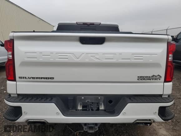 2020 Chevrolet Silverado 1500 High Country with VIN 3GCUYHED3LG287631, listed as a Copart auction lot 83808964 with Not provided miles and Salvage title. Bid and sale history available at DreamBid. Image 6.
