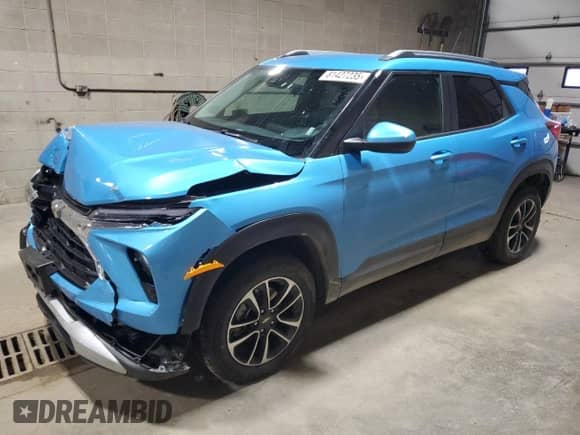 2025 Chevrolet TrailBlazer LT with VIN KL79MRSL3SB117972, listed as a Copart auction lot 81427235 with 20,780 mi miles and Clean title. Bid and sale history available at DreamBid. Image 1.