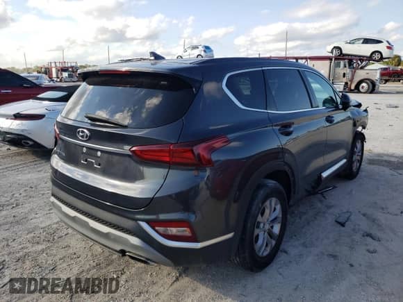 2020 Hyundai Santa Fe SEL with VIN 5NMS33AD0LH188297, listed as a Copart auction lot 67265452 with 40,437 mi miles and . Bid and sale history available at DreamBid. Image 3.