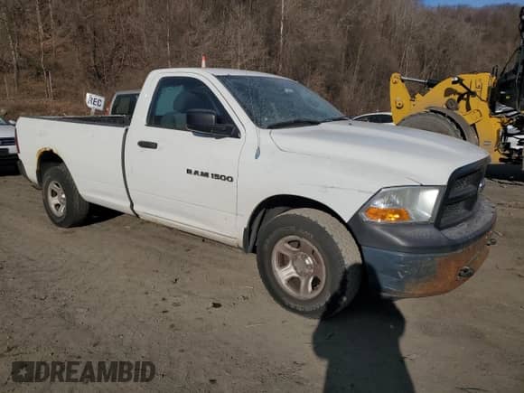 2012 Dodge RAM with VIN 3C6JD7DP9CG201623, listed as a Copart auction lot 87383714 with Not provided miles and Clean title. Bid and sale history available at DreamBid. Image 4.