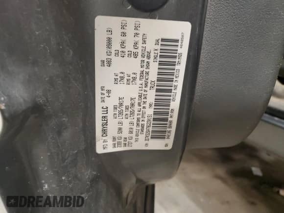 2008 Dodge 2500 SLT with VIN 3D7KS26A78G220151, listed as a Copart auction lot 89379355 with Not provided miles and Non repairable. Bid and sale history available at DreamBid. Image 14.